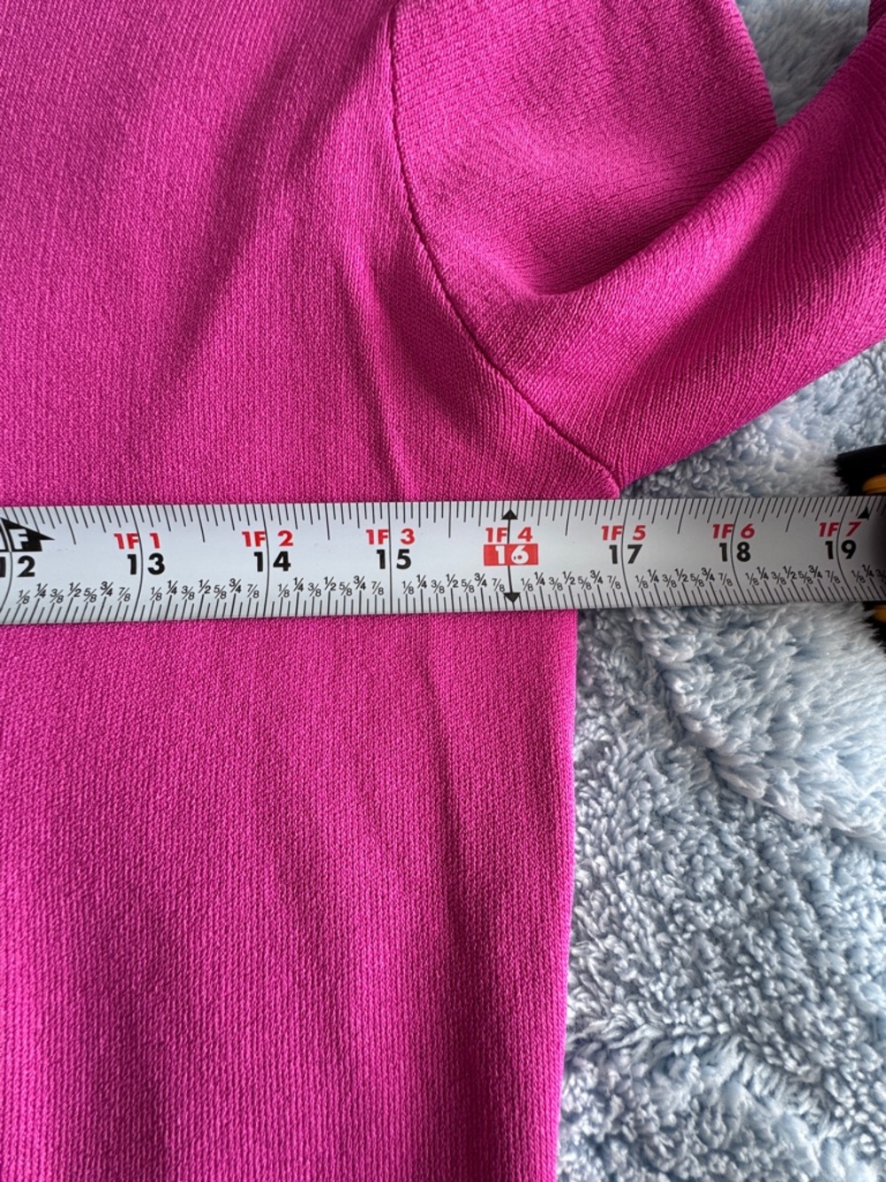 Michael Kors Pink Women’s Dress Flared Sleeve Size L Large - Picture 4 of 13